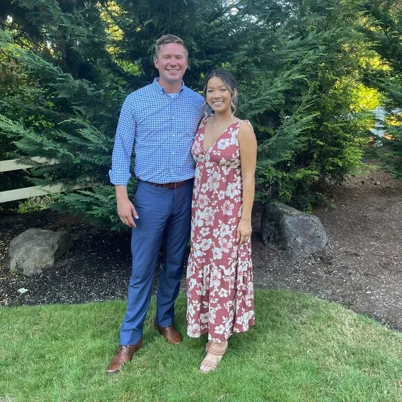 Mauve Red Brown White Floral Midi Tie Strap Abercrombie Dress - Picture 6 of 6